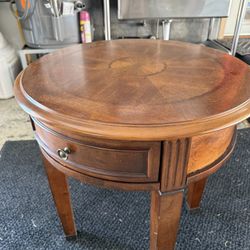 End Table 24” Round 26” Tall