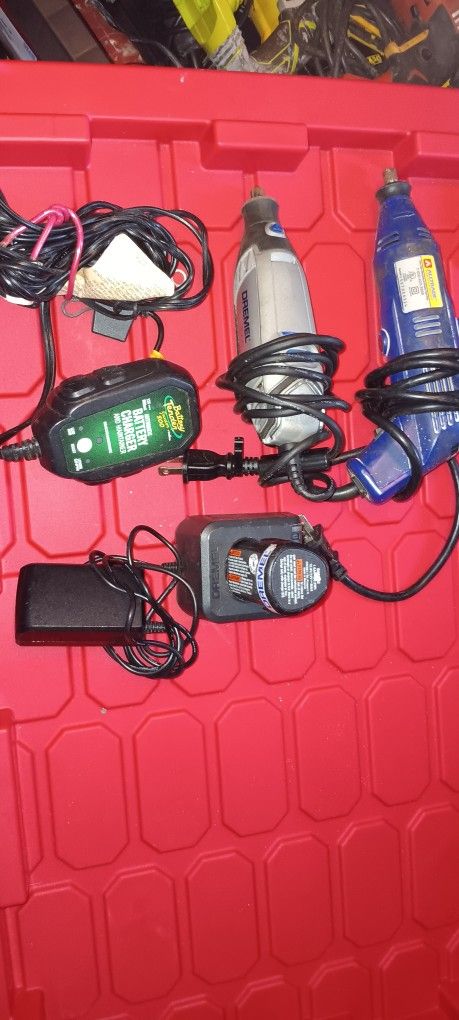 Dremels, Battery& Battery Charger AN Car Battery Charger
