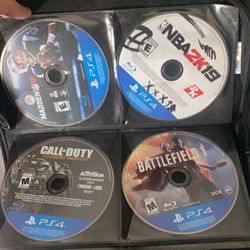 PS4 Video Games $5 Each 