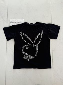 Revenge x Playboy Skull Bunny Tee Black