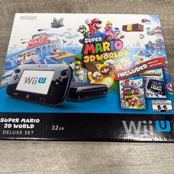 Nintendo Wii U Console System & Mario Game
