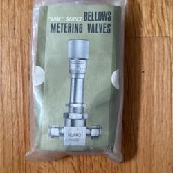 Swagelok 4bm Bellows Metering Valve