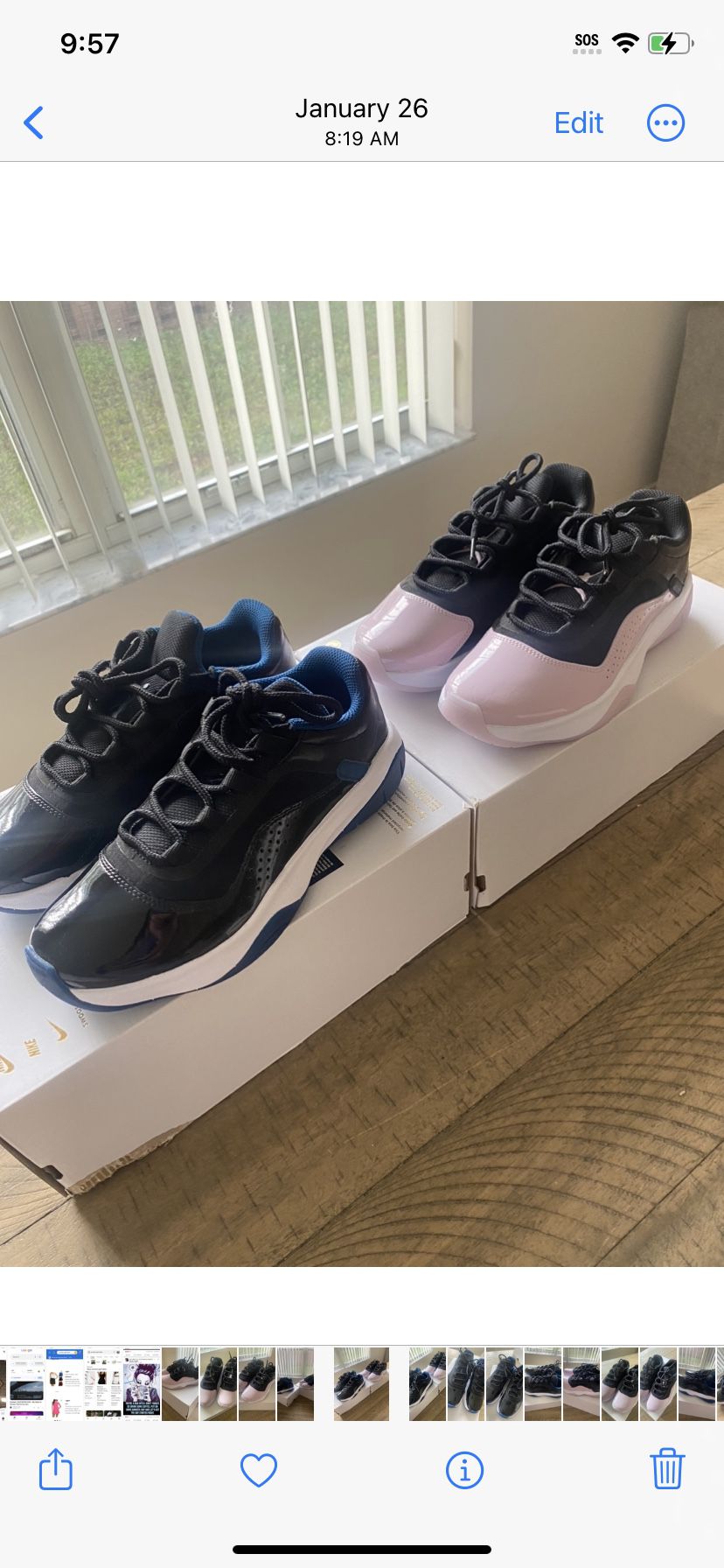 Size 5.5 Jordan Sneakers- Kids