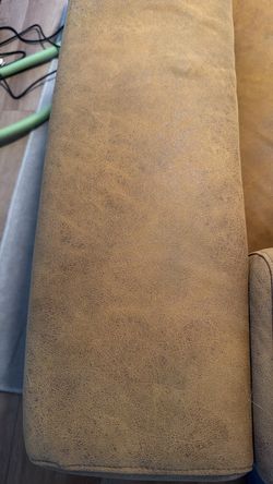 Brown suede Sofa Couch