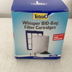 Brand New Whisper Bio-Bag Aquarium LARGE Filter Cartridges 