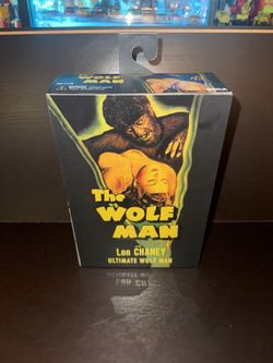 NECA The Wolf Man Black & White Ultimate 7” Act Fig Universal Monsters