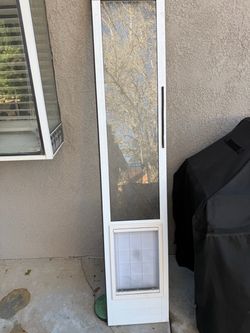 Dog Door Glass XL Dual glass sliding Door Frame