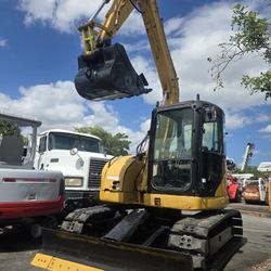 2009 CATERPILLAR 308C CR MINI EXCAVATOR ENCLOSED CAB