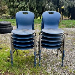 FREE 10 Stackable Office or School Room Chairs