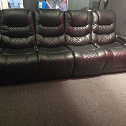 Leather Movie Theater Couch