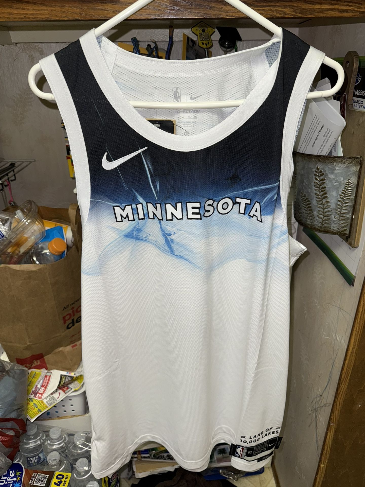 Minnesota Timberwolves Authentic Player Jersey -City Edition - Size XL