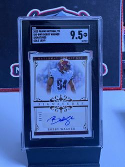 2025 Panini National TR. #SIG-BWR Bobby Wagner Signatures Gold 18/49