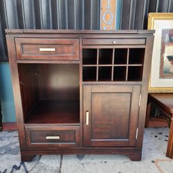 Vintage Compact Flip-Flop Buffet Server / Bar