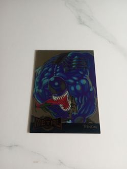 Venom Marvel Metal Trading Card #16 of  18