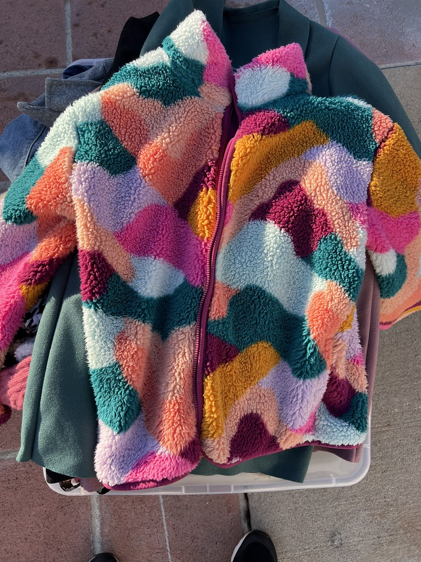 Girls Fleece Sweater Size 9/10