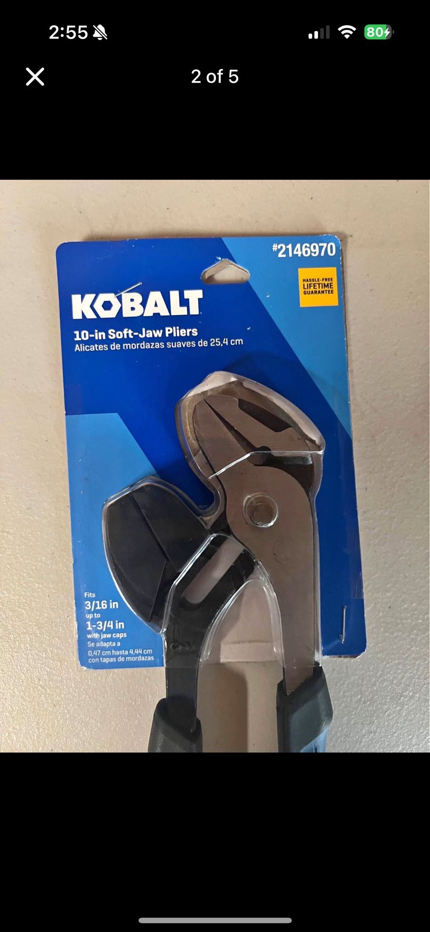 Kobalt Soft Jaw 10-inch Pliers