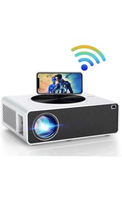 4K 5G WiFi Projector,  Video Projector 340 ansi lumens Native 1920x1080 LED Projector Support 4k 500" Display Zoom for Indoor Home Theater and Outdoor