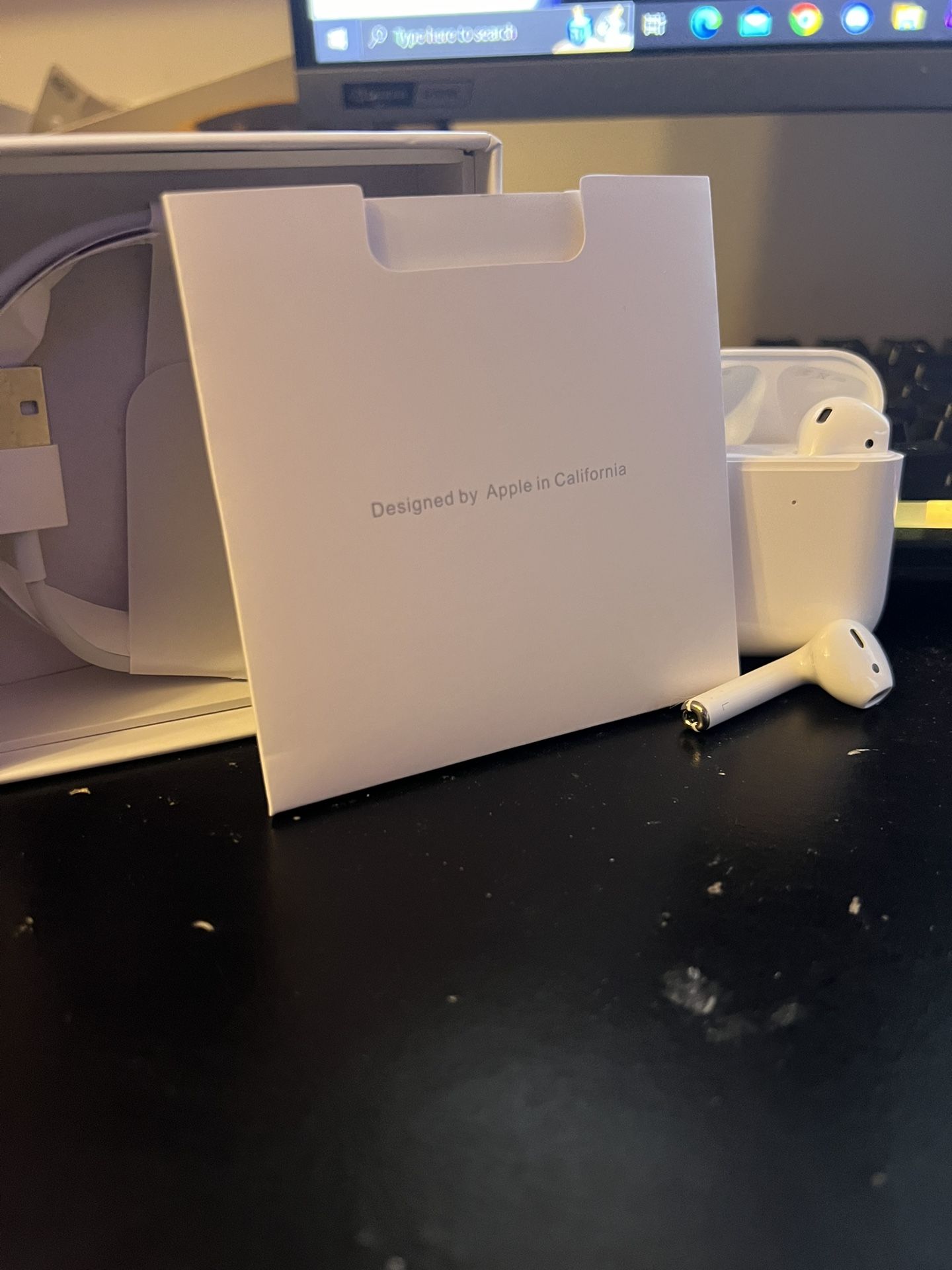 Airpods 2 With Wireless Charger Unopened