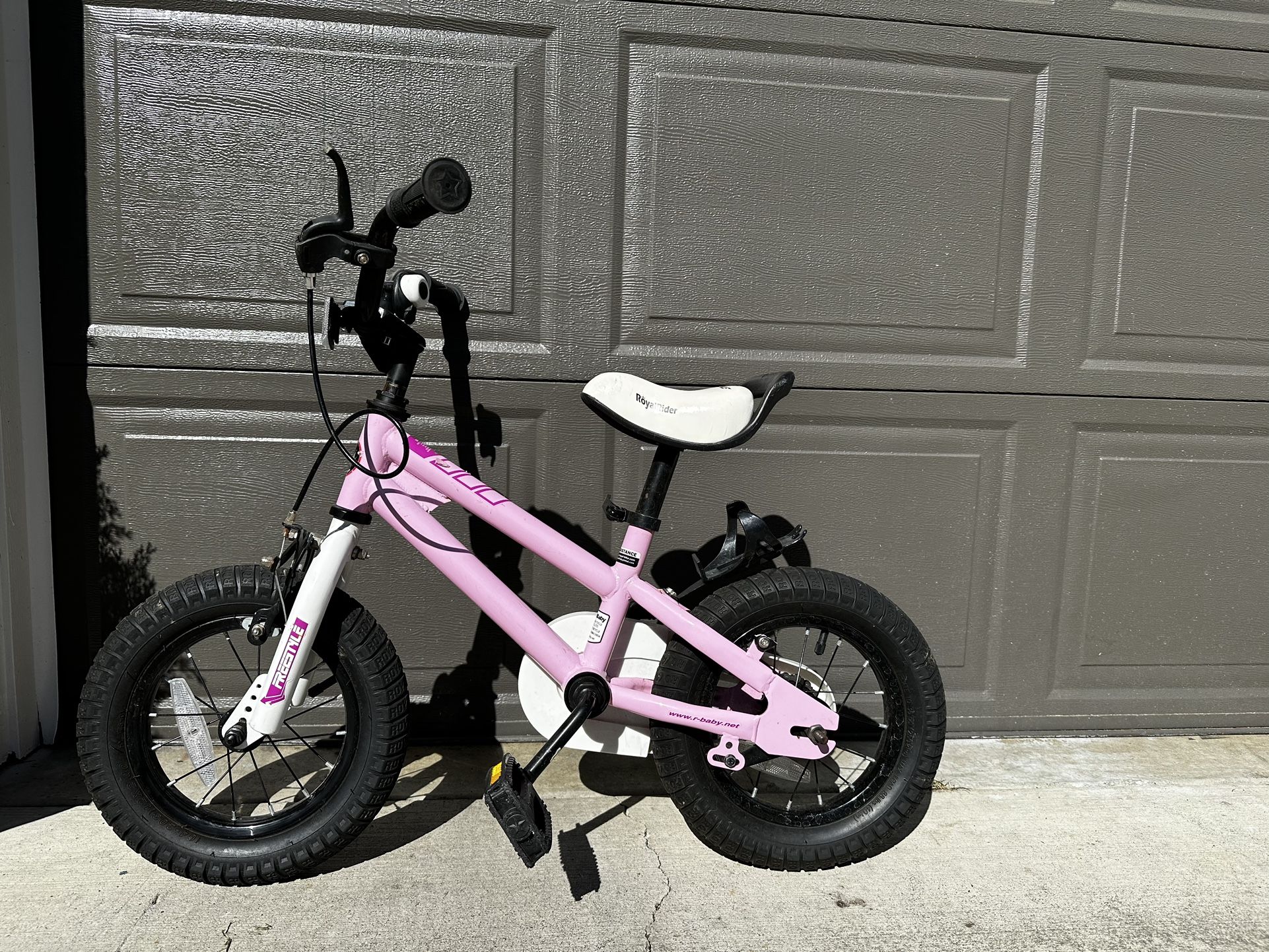 Pink Royal Baby Freestyle 12” Kids Bike