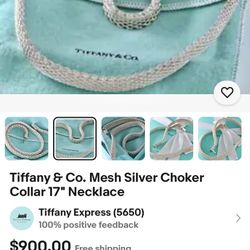 Tiffany Mesh Necklace 