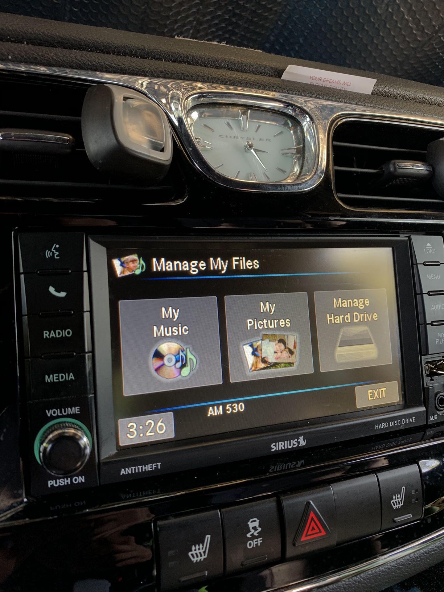 Chrysler/Jeep/Dodge RBZ 430 stereo