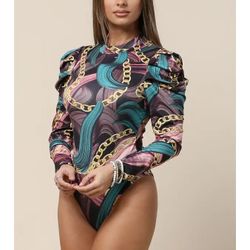 Abstract Bodysuit 