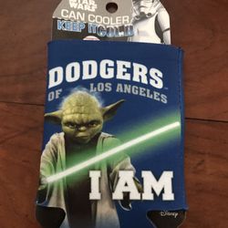 LA Dodgers Yoda Can Cooler 