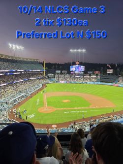 NLCS Game 3 10/14 Dodgers vs Brewers