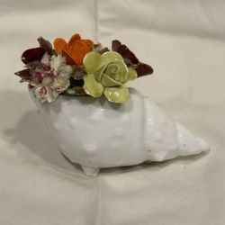Royal Adderley Floral Seashell