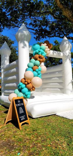 Modern White Bounce Houses 