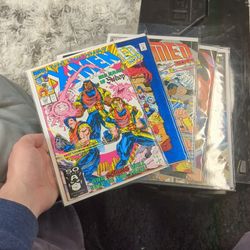 Uncanny xmen 282 first appearance of Bishop. Near mint.
Xmen 2099 #1-4 VG condition 