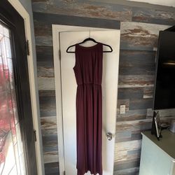 Maroon Evning Dress 