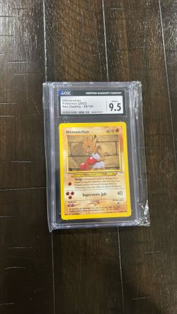 CGC 9.5 Hitmonchan 69/105 Neo Destiny Regular ENG Pokemon TCG 2002