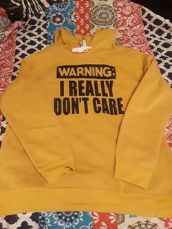 "I REALLY DONT CARE" (L) HOODIE