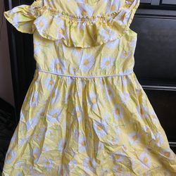 NEW girls size 7 sunflower dress