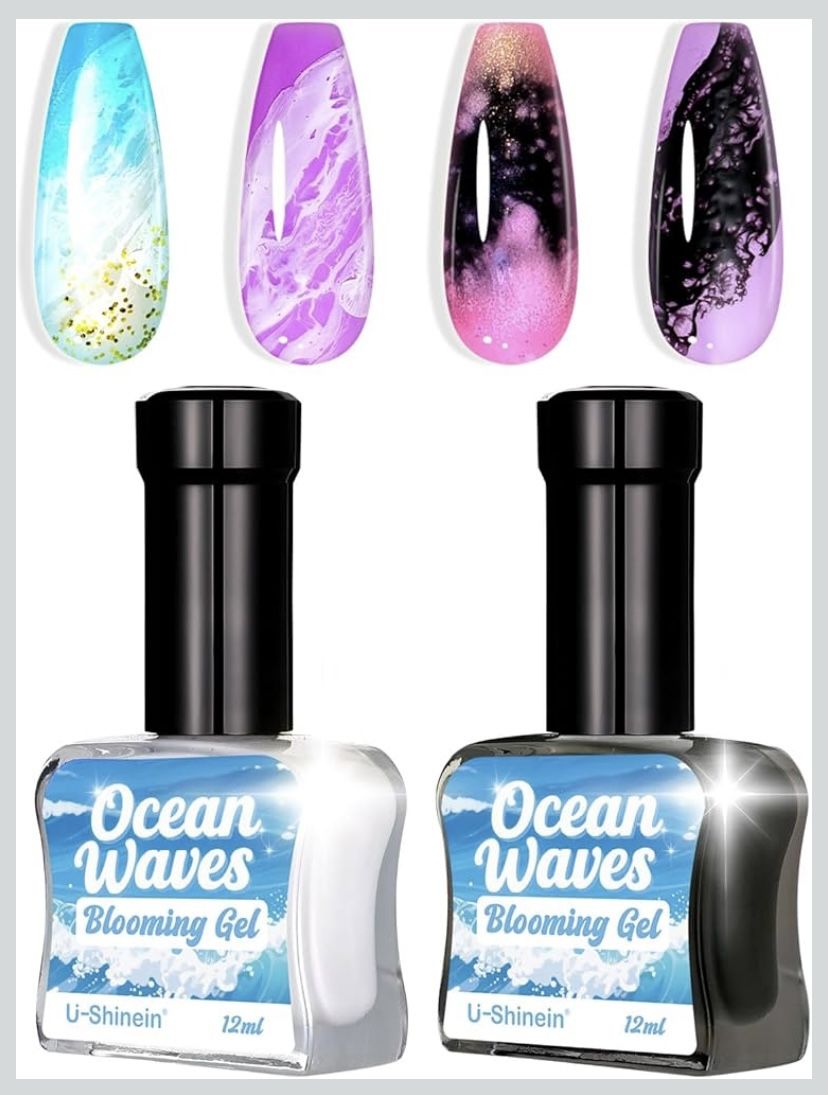 Blooming Gel Nail Polish Marble Effect