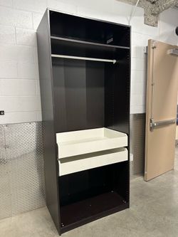 IKEA PAX Wardrobe Frame Black-Brown