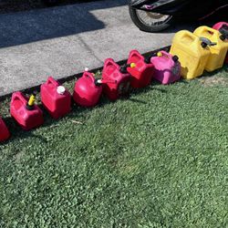 Gasoline and Diesel Gas Jugs
