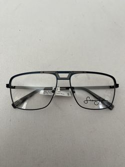 NEW SEAN JOHN  GLASSES MENS 002 PILOT BLACK METAL & PLASTIC 59-16-145