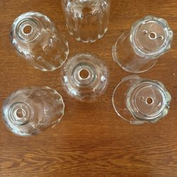 Vintage Glass Lamp Shades/Globes