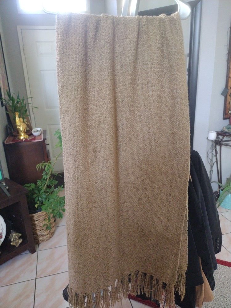 Shawl Brown Women Winter