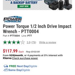 Power Torque Impact Wrench 