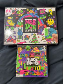 Needoh advent calendar and funky frights