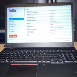 i7 Lenovo ThinkPad T590 Laptop - 256GB NVMe SSD & 16GB RAM - Windows 10 Pro (Fresh Install)