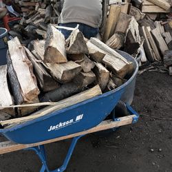 Dry Firewood ready to burn Wheel barrows full $40.00