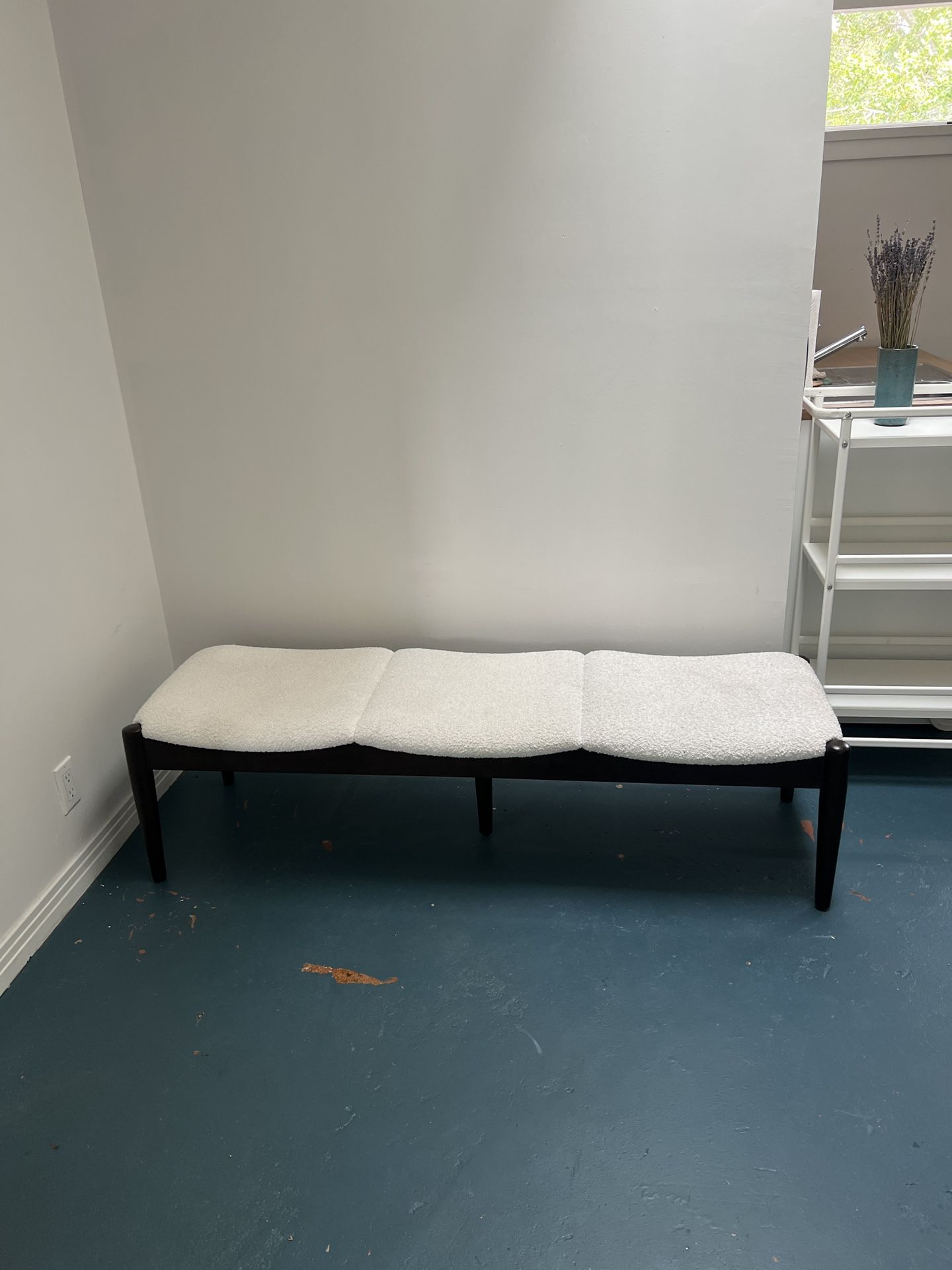 Bouclee Wooden Bench
