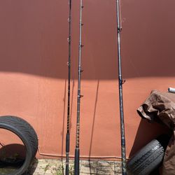 3 Fishing Rods