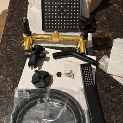 Shower Combo With Valve 6x6 Matte Black Asking $75 