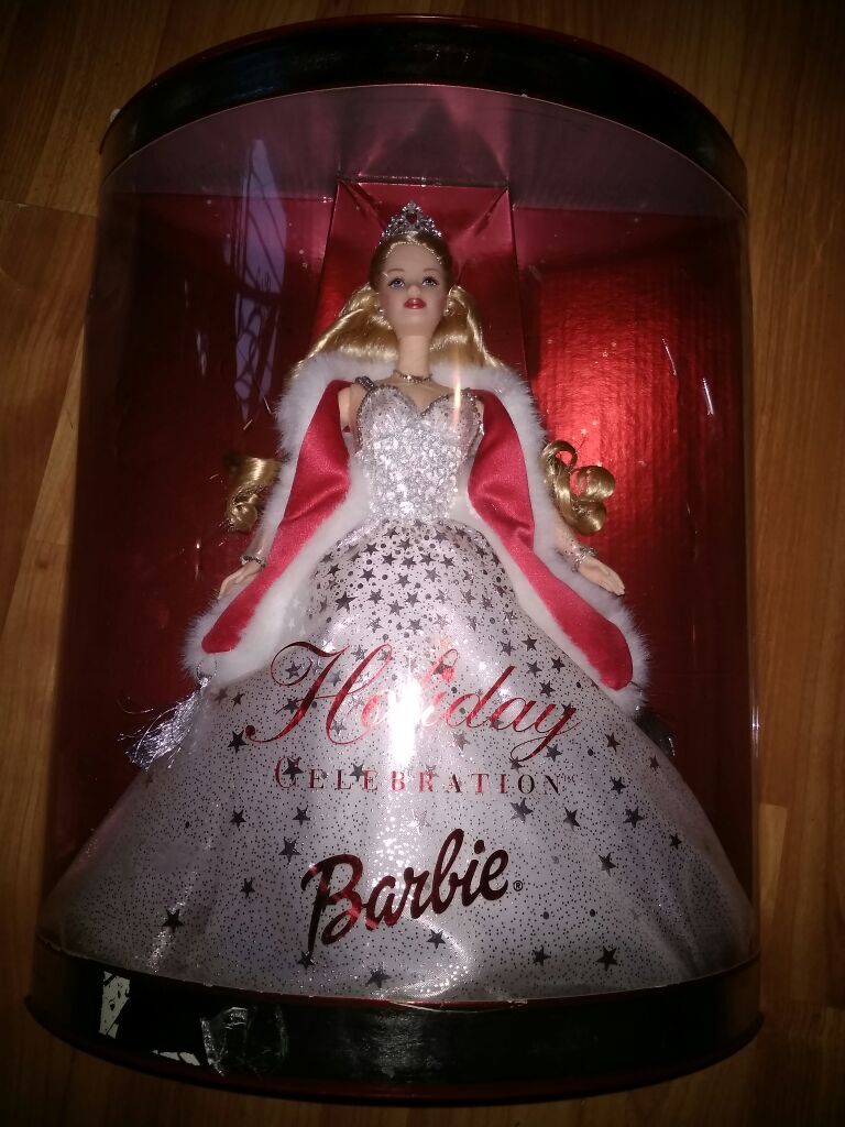 Special 2001 edition holiday celebration barbie
