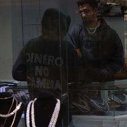 DNC RHINESTONE DISTRESSED HOODIES